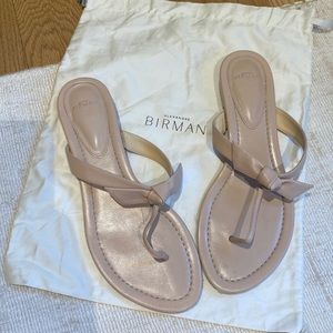 Alexandre Birman naked clarita thong sandal with dust bag